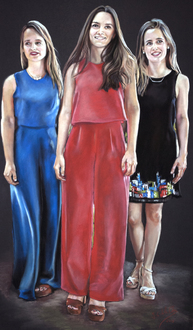 pastel sobre papel Canson, 110 x 150 cm.
