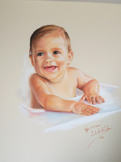 pastel sobre papel Canson, 50 x 65 cm.