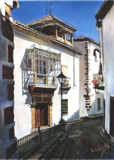 pastel sobre papel Canson, 30 x 40 cm