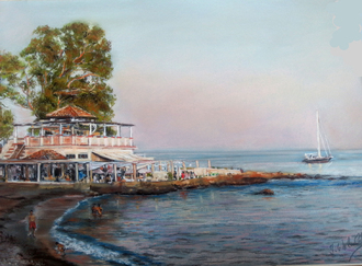 pastel sobre papel Canson, 40 x 30 cm.