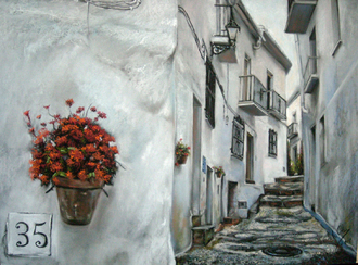 pastel sobre papel Canson, 65 x 50 cm