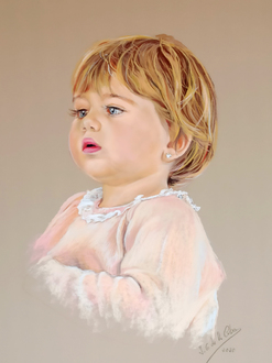 pastel sobre papel Pastelmat, 55 x 70 cm.